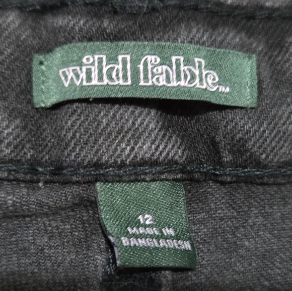 Wild Fable Black Distressed Jean Shorts - Picture 10 of 13